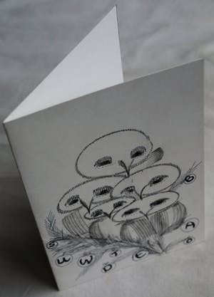 Chrysiis - Inkttekening , Ontwerp voor Kerstkaart 1978 + Boekje kopen? Bied vanaf 1!