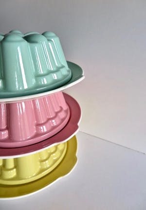 Firma Regout & Co - Set antieke Puddingvormen - Zeldzaam - Gaaf - LAATSTE KANS kopen? Bied vanaf 119!