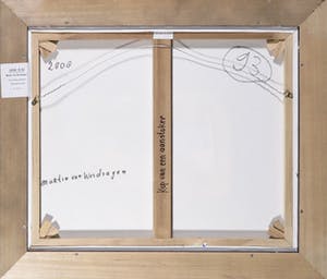 Martin van Wordragen - Olieverf op doek, Kop van een aanstoker - Ingelijst kopen? Bied vanaf 1!