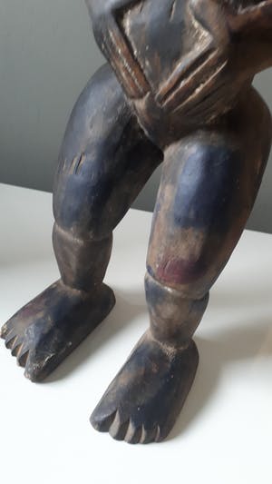 Akan - ASHANTI / ASANTE / FANTE Vruchtbaarheidsbeeld 62 cm - Geen minimum ! kopen? Bied vanaf 1!
