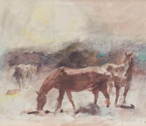 Jan Groenestein - C4575-4 - Kudde paarden kopen? Bied vanaf 175!