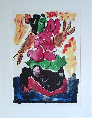 Jan Sierhuis - Litho, Flamenco kopen? Bied vanaf 65!