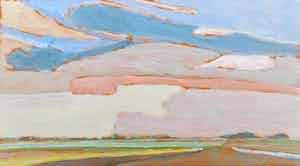 Paul Overhaus - Texel 1 - Landschap verkocht voor € 65!