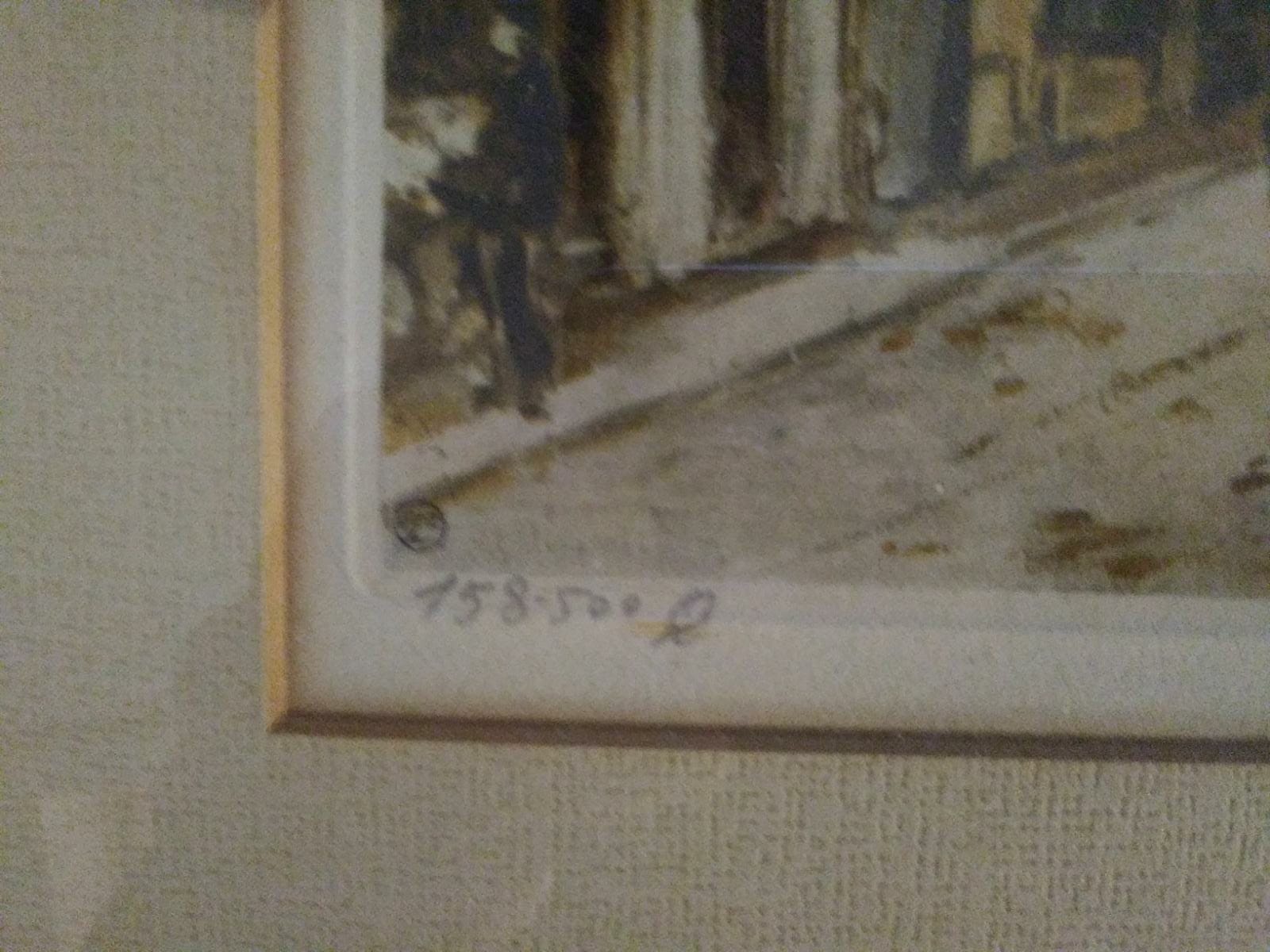 Niet of onleesbaar gesigneerd - Frans dorpsgezicht door Chantes Montin kopen? Bied vanaf 1!