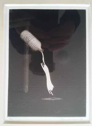 Jeroen Henneman - Fles. Kat. Muis. verkocht voor € 225!