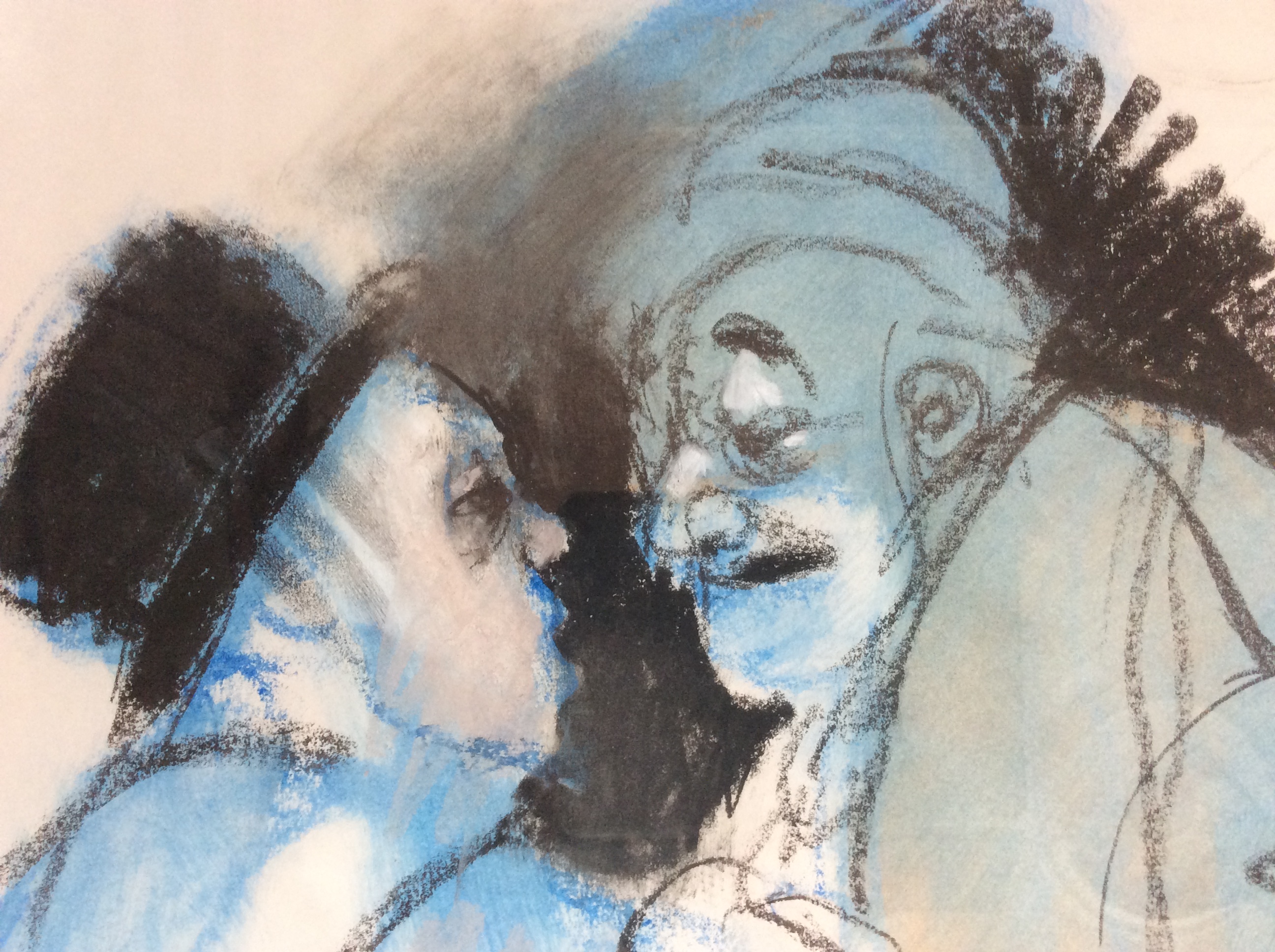 Niet of onleesbaar gesigneerd - Twee clowns kopen? Bied vanaf 1!