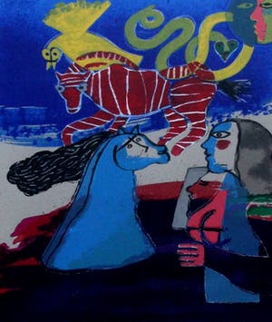 Corneille - Inglijste litho: Six reives peints - 1989 kopen? Bied vanaf 240!