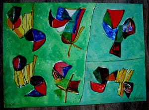 Daniel Humair - Litho - abstract kopen? Bied vanaf 45!