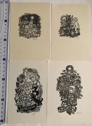 Maria Bauer-Klimbacher - Exlibris. 30 ex-libris en 25 gelegenheidsgrafieken van Maria Bauer-Klimbacher kopen? Bied vanaf 63!