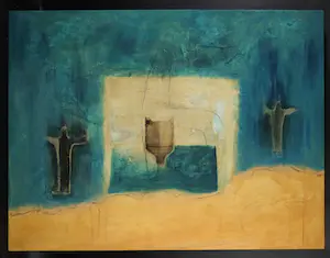 Raffaele Rossi - Gemengde techniek op paneel, Transiti Notturno (Groot) kopen? Bied vanaf 150!