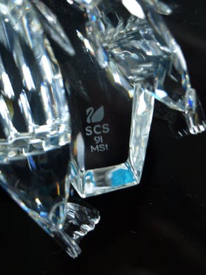 Curiosa - Swarovski - Jaarstuk “Zeehond met kind“ – Kristal - 1991 kopen? Bied vanaf 1!