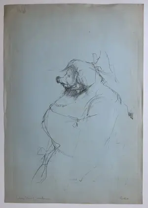 Dirkje Kuik - handgesigneerde litho | 'Varken' | jaren '70 kopen? Bied vanaf 60!