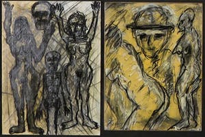 Pieter Haan - Lot van zeven werken, diverse voorstellingen in thema oorlog kopen? Bied vanaf 1!