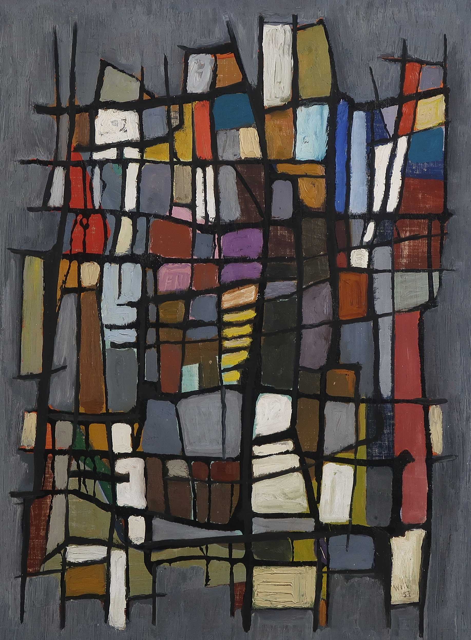 Will Leewens - Olieverf op board, Muiden - Ingelijst kopen? Bied vanaf 1000!