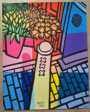 Jacqueline Schäfer - Amsterdam - handgesigneerd - 99 ex. kopen? Bied vanaf 99!