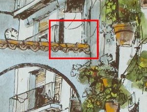 Bernard Dufour - Mediterraan doorkijkje kopen? Bied vanaf 25!