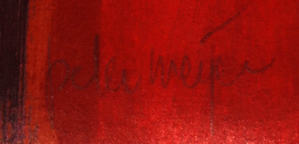 Peter Meijer - Zeefdruk, Afscheid - Ingelijst (Groot) kopen? Bied vanaf 50!