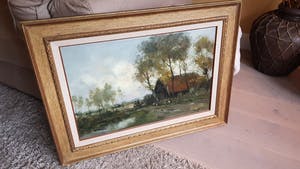 Willem G.F. Jansen - olie op doek, handgesigneerd rechtsonder kopen? Bied vanaf 575!