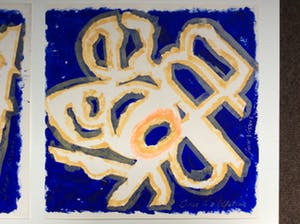 Jack Vissers - Lucky Day + Once in a lifetime - acryl op papier kopen? Bied vanaf 25!