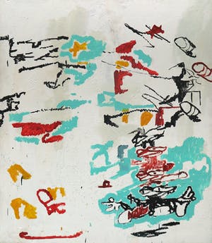 Peter Klashorst - Olieverf op doek, Abstracte compositie (Zeer groot) kopen? Bied vanaf 1!