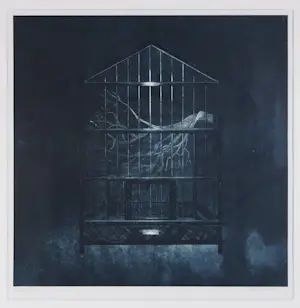 Evaline Losse - Ets, Stilte - Ingelijst kopen? Bied vanaf 50!