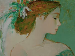 Sachiko Imai - Femme au Robe Verte kopen? Bied vanaf 35!