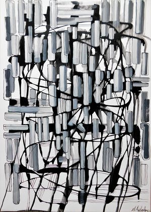 Natia Antadze - "Komposition Verbindung " kopen? Bied vanaf 120!