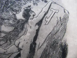Felicien Rops - " LETTRINE de JAMES TOBYN " 1875 kopen? Bied vanaf 300!