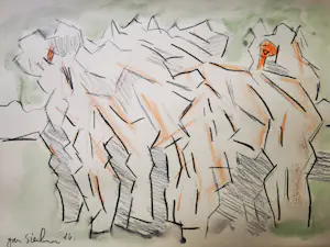 Jan Sierhuis - Tekening krijt/acryl kaufen? Bieten Sie von 1!