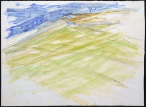 Mathilda Jurrissen - Gouache, Bergakker III kopen? Bied vanaf 1!