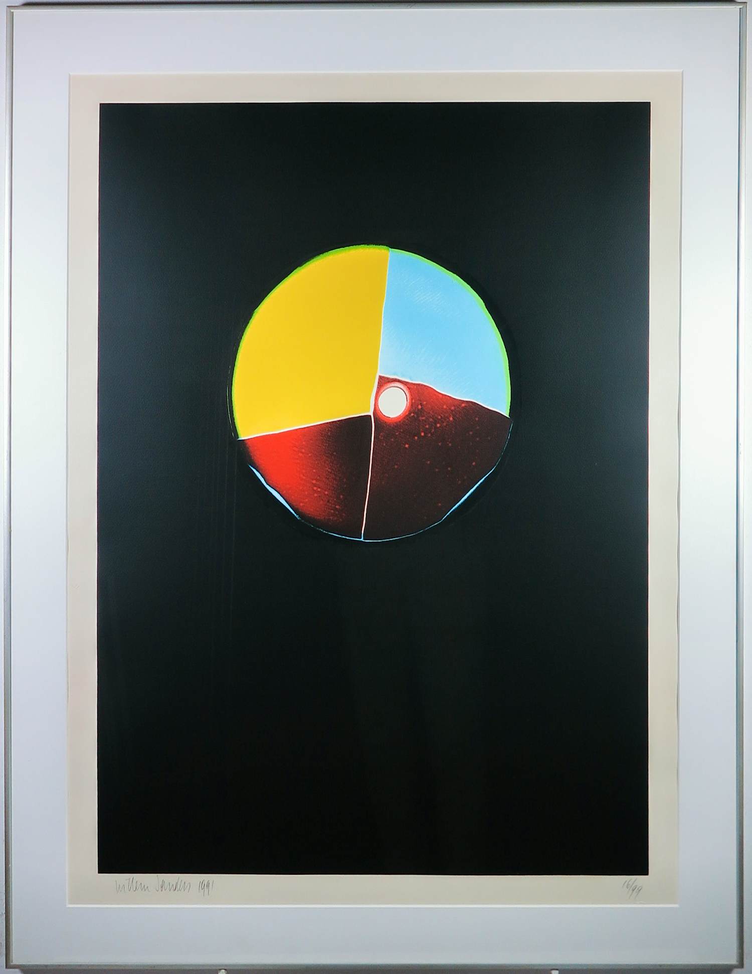 Willem Sanders - Zeefdruk, Impressie - Ingelijst kopen? Bied vanaf 60!