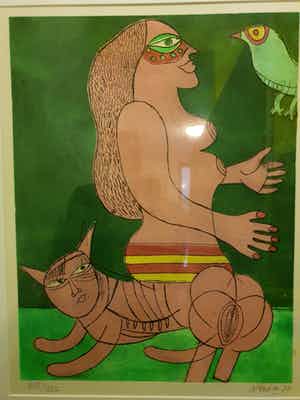 Corneille - kleuren afdruk verkocht voor € 125!