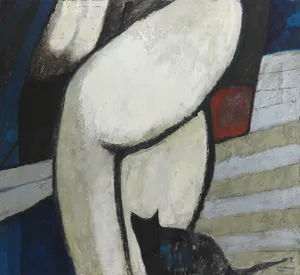 Jos Schimmer - Olieverf op doek, Zonder titel (Groot) kopen? Bied vanaf 1!