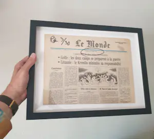 Ben Vautier - Le Monde - Gesigneerde krant - Multiple 1991 - met vingerafdruk - 3/30 kopen? Bied vanaf 195!