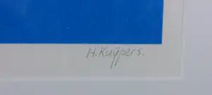 Henk Kuijpers - Zeefdruk, Kalami - Ingelijst kaufen? Bieten Sie von 40!