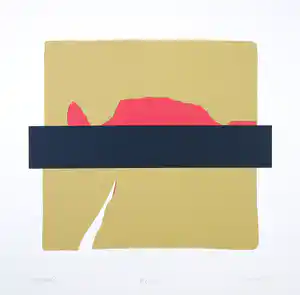 Hans Landsaat - Zeefdruk, Berlijn verkocht voor € 40!