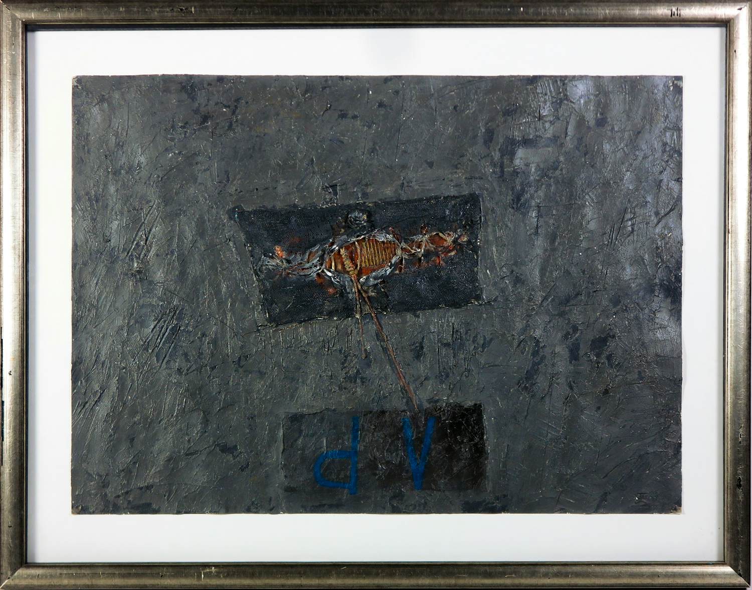 Mihajlo Petkovic - Gemengde technieken (Materiewerk), Zonder titel - Ingelijst kopen? Bied vanaf 60!