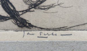 Jan Sirks - Twee etsen: Paardenhoofd en Havengezicht kopen? Bied vanaf 25!