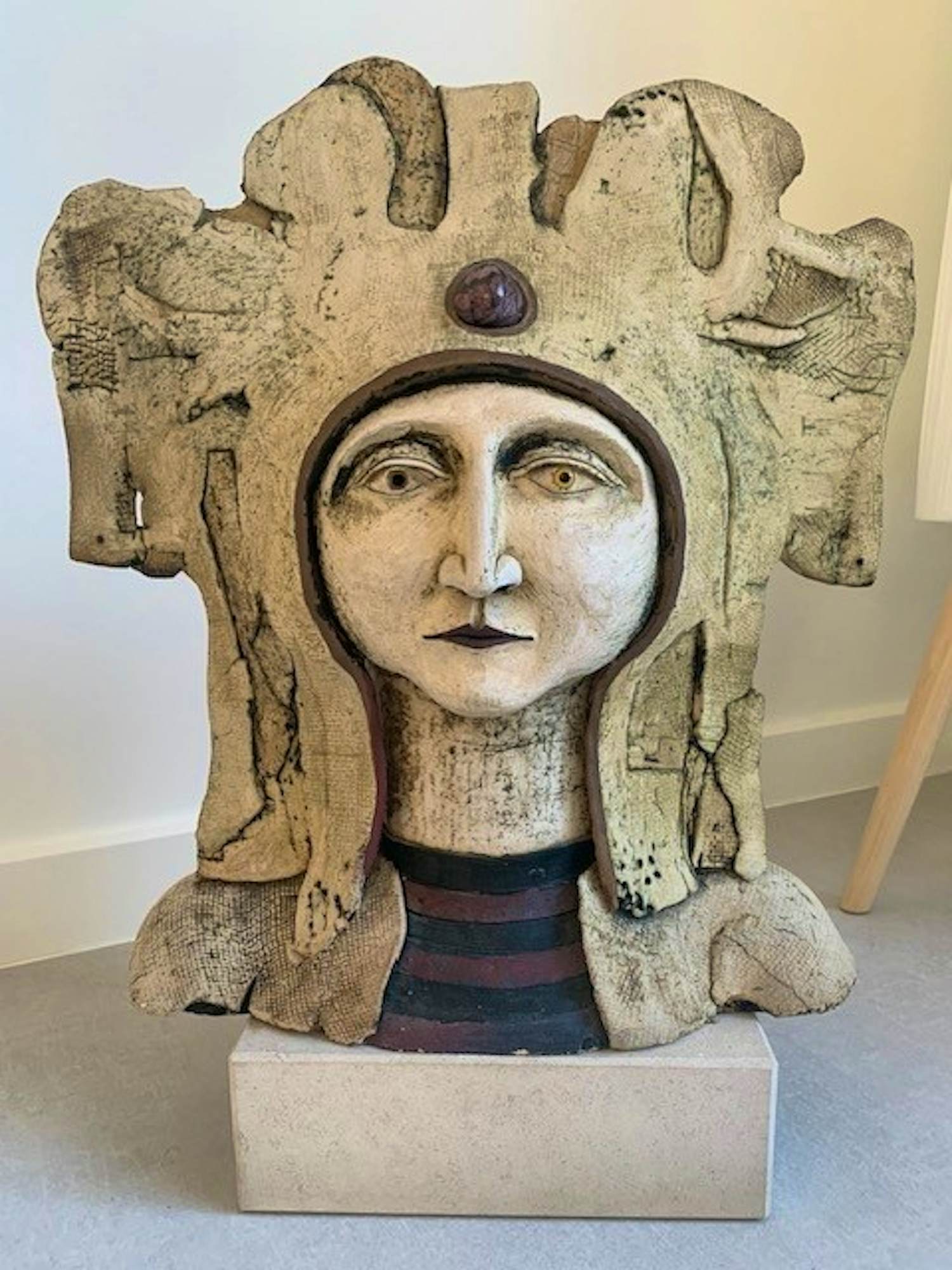 Walter de Rycke - beeldhouwwerk hoofd kopen? Bied vanaf 200!