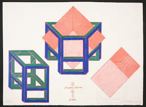 Mark Brusse - Litho, 3 Propositions 4 1 piece kopen? Bied vanaf 35!