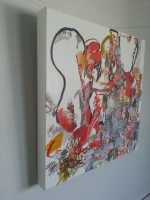 Paul Louis Van Den Bergh - Acryl op canvas- "Hoop" - Gesigneerd kopen? Bied vanaf 40!