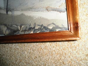 Joop Dam - Aquarel - Sloehaven kopen? Bied vanaf 75!