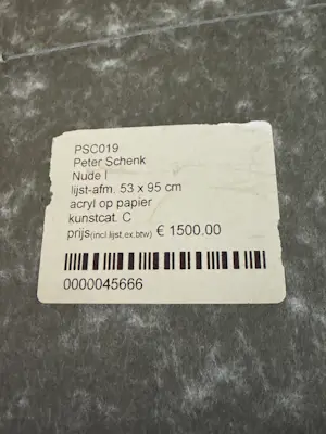 Peter Schenk - “Nude” van Peter Schenk kopen? Bied vanaf 250!