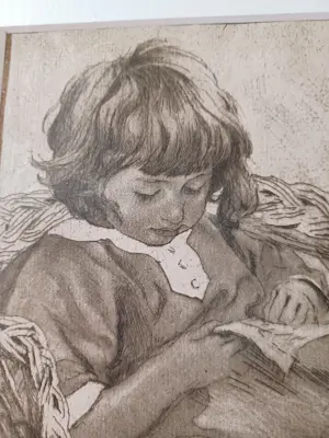 Pol Dom - Ets van dochtertje Elise Dom uit 1916 kopen? Bied vanaf 75!