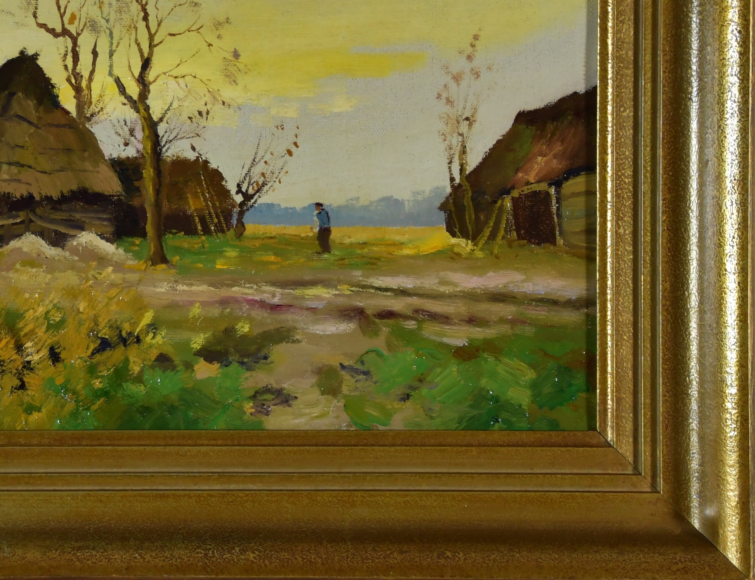 Albert Zwartjes - (1902-1976) - Landschap - Boerenerf - Olieverf op doek - gesigneerd l.o. kopen? Bied vanaf 175!