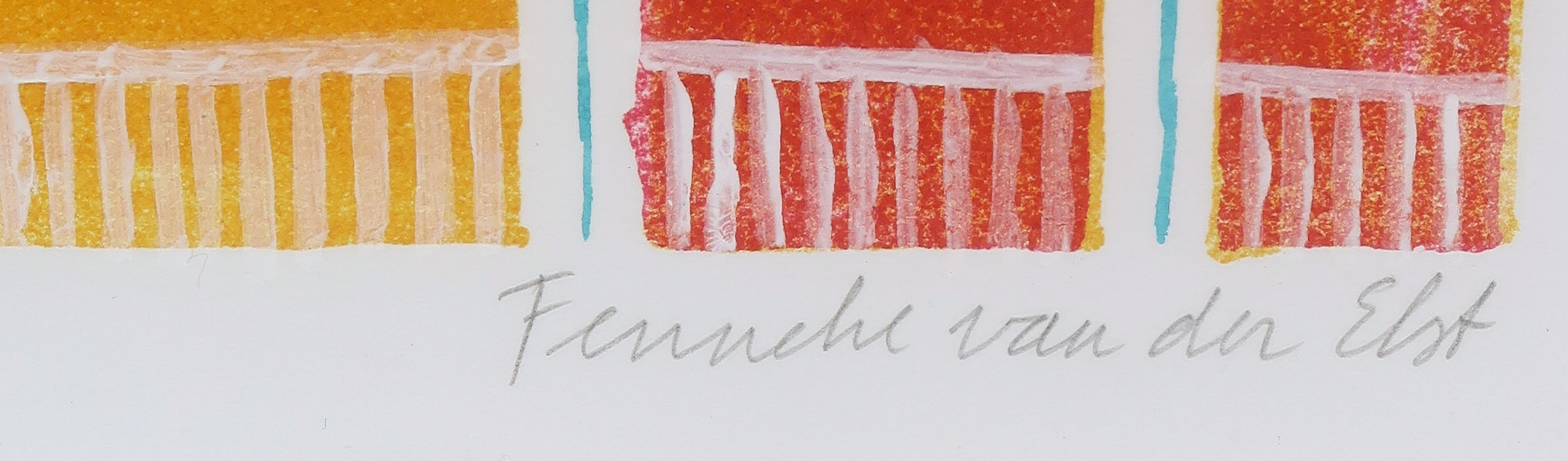 Fenneke van der Elst - Litho, Finland II - Ingelijst kopen? Bied vanaf 1!