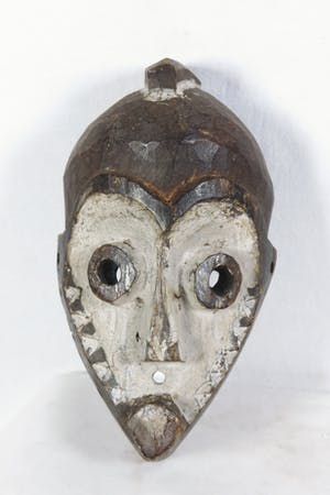 Pende - & Songye, Set van twee kleine paspoortmaskers kopen? Bied vanaf 1!