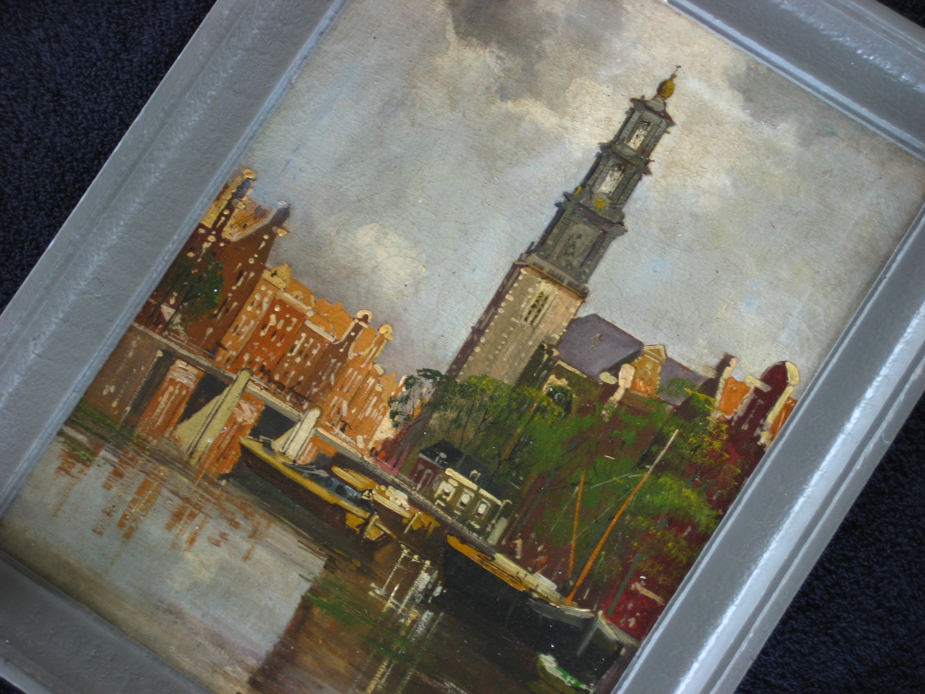 Niet of onleesbaar gesigneerd - Westertoren Amsterdam. kopen? Bied vanaf 1!