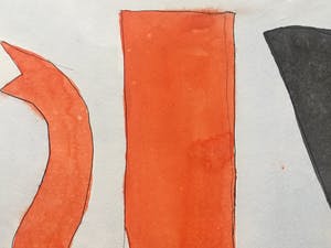 Klaas Gubbels - ets met aquarel ingekleurd ‘Soestdijk’ - 2014 kopen? Bied vanaf 275!