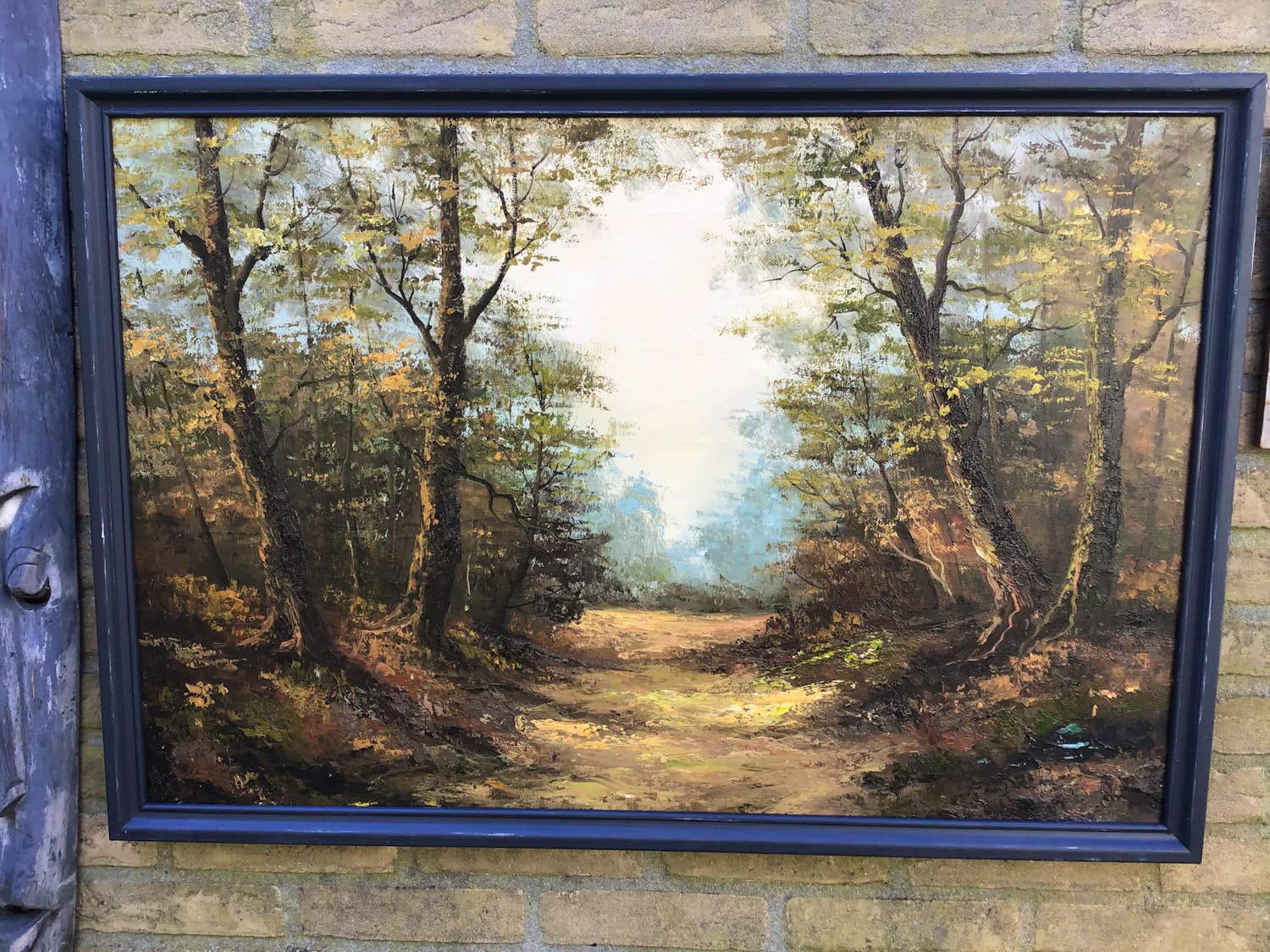 Niet of onleesbaar gesigneerd - Bospad. kopen? Bied vanaf 1!